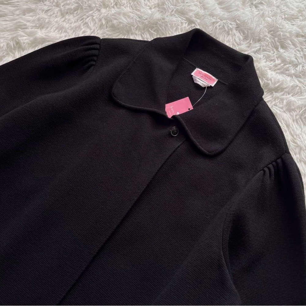 NWT Kate Spade Ruffle Sweater Jacket - Single Button - Picture 3 of 10